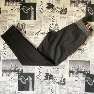 Don't Stop Women's Black and Grey Jeans denim vintage 80s colorblock tapered